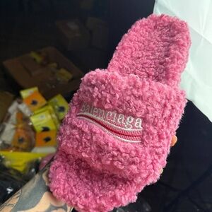 Balenciaga Pink Slides